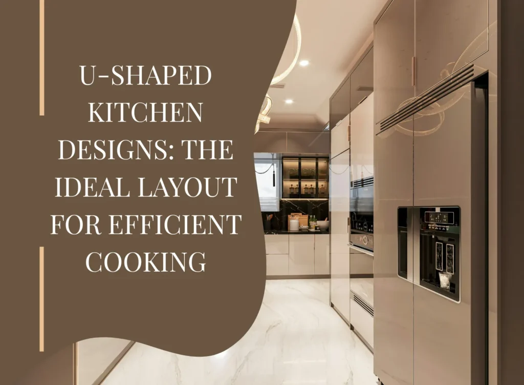 u shaped kitchen design in abu dhabi