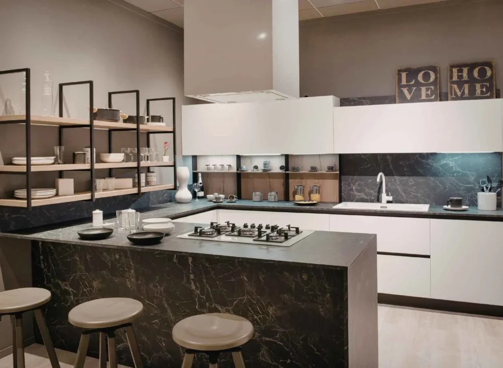 open kitchen interior design