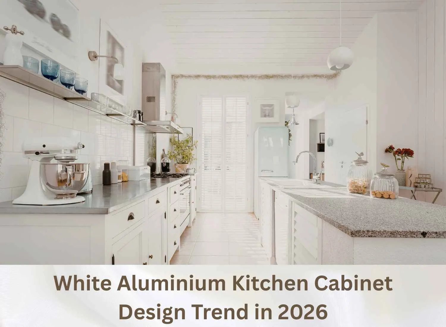 white aluminium kitchen cabinet in abu dhabi